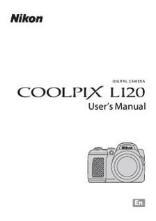 Nikon Coolpix L120 manual. Camera Instructions.